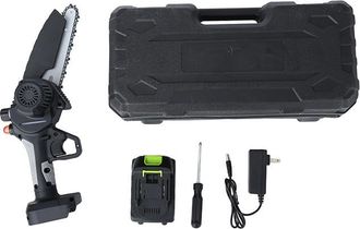 OEM Motosierra El&eacute;ctrica Port&aacute;til De 7,8 Pulgadas Con Bater&iacute;a Y Cargador, Motor Sin Escobillas De Iones De Litio Para Cortar Ramas Y Madera - Otros