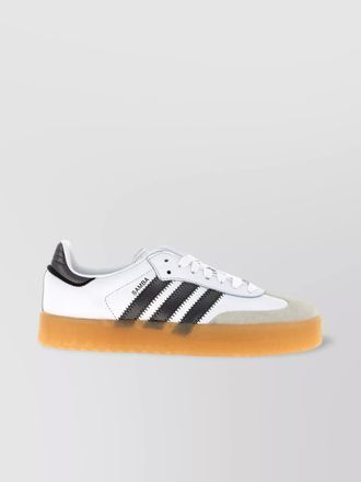 adidas leather low-top sneakers