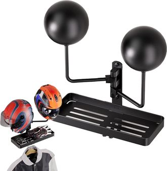 OEM Supporto Da Parete Per Casco - Metallo Resistente - Ganci Per Garage Resistenti - Organizzatore Per Attrezzature Di Sicurezza - Espositore Per Attrezz