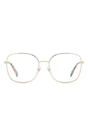 Kate Spade New York josee 53mm square reading glasses in Sage at Nordstrom