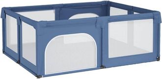 vidaXL Vidaxl - Box per Bambini con 2 Porte Blu Chiaro in Tessuto Oxford