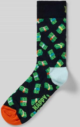Happy Socks Socken aus Baumwoll-Mix Modell Money Money in Dunkelblau, Gr&ouml;&szlig;e 41-46
