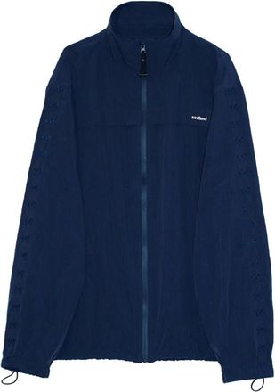 Soulland Cohen Windbreaker Jacket - unisex - Zomerjassen - Blauw - L/Xl - Nylon - Jassen