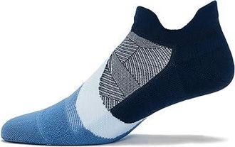Feetures Elite Light Cushion Tab Quarter Length Socks Shoes Blue Wave : XL (US Mens Shoe 12.5-15.5), Nylon/Polyester/Spandex