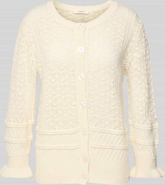 b.young B.Young Cardigan mit Rundhalsausschnitt Modell NAJO in Offwhite, Größe XXL