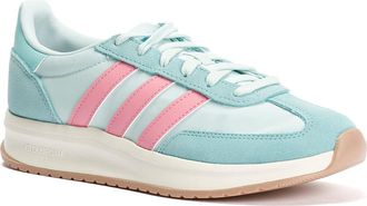 adidas Run 70s 2.0 Leather Womens Blue Trainers - Size UK 4