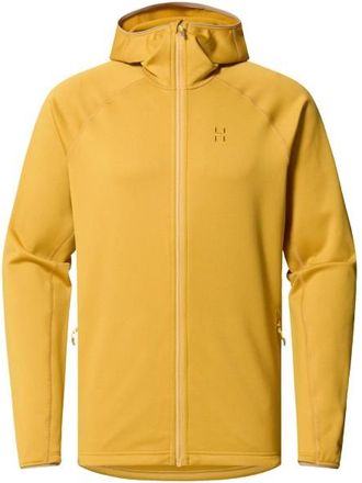 Hagl&ouml;fs Magma Mid Hood Fleecejacke f&uuml;r Herren | gelb