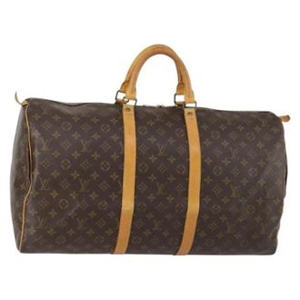 Louis Vuitton Vintage, unisex, Bruin, ONE Size, Pre-owned Vintage Canvas Weekendtas