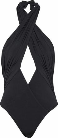Balmain Effen badpak - Dames - Badpakken - Zwart - 2XS - Badmode