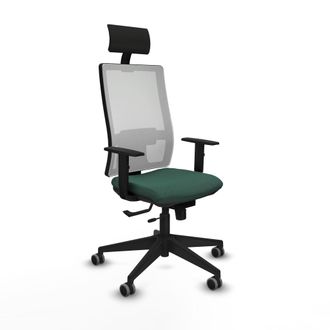 Piqueras y Crespo Silla De Oficina Con Cabecero Piqueras Y Crespo 1d066g1 Verde