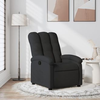 vidaXL Vidaxl - Sill&oacute;n Reclinable De Tela Negro