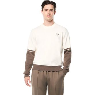 Sergio Tacchini Giovane Crewneck in Gardenia at Nordstrom, Size Xxx-Large