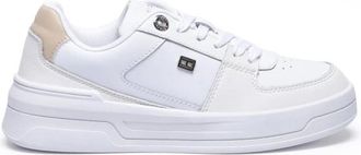 Tommy Hilfiger Schoenen, Dames, Wit, 40 EU, Leer, Essential Basket