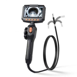 OEM Endoscopio C&aacute;mara De Inspecci&oacute;n Articulado 180&deg;, C&aacute;mara Inspecci&oacute;n De Tuber&iacute;as Con Pantalla Ips, Sonda De 6,2 Mm, Cable De 1,5 M, 8 Luces Led, 32 Gb, 