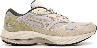 Mizuno Wave Rider Beta 01 Beige Sneakers - Heren - Sneakers - Beige - 45 EU - Schoenen