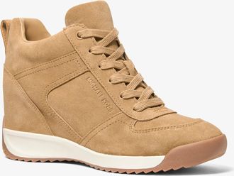 Michael Kors Nikko S2 Suede Wedge Trainer