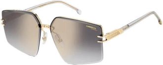 Carrera 1074 Rimless Geometric Zonnebrillen - Dames - Zonnebrillen - Geel - 63 MM - Accessoires