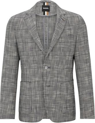 HUGO BOSS Blazer - Heren - Business blazers - Grijs - L - Kostuums