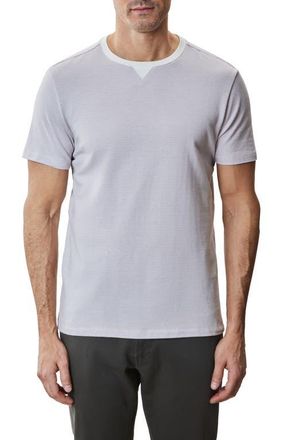 Robert Barakett Fitch Feeder Stripe Rib Trim T-Shirt in Lavender at Nordstrom, Size Xx-Large