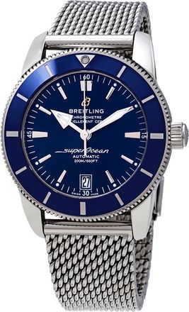 Breitling Pre-owned Breitling Superocean Heritage II Automatic Chronometer Blue Dial Mens Watch AB2010161C1A1
