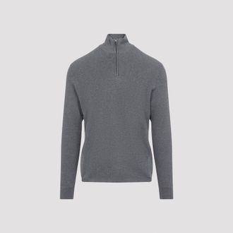 Sease Waffle Half Zip Turtleneck