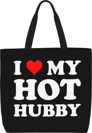 Generic Women Handbag I Love My Hot Hubby Daily Bag Waterproof Lightweight Crossbody Bags, For Holiday, Daily, Gym, Wedding, Graduation