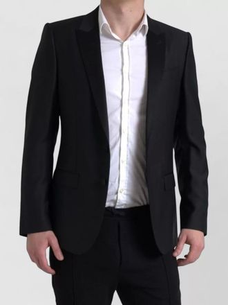Dolce & Gabbana wool silk single breasted blazer