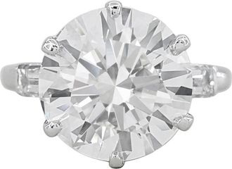 Verde 4.5ct IGI Certified Lab-grown Round Cut Diamond Ring