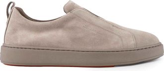Santoni Victory-Seym45 Slip-On Suede Sneakers