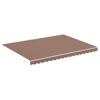 vidaXL Tela De Repuesto Para Toldo Marr&oacute;n 4x3 M Vidaxl