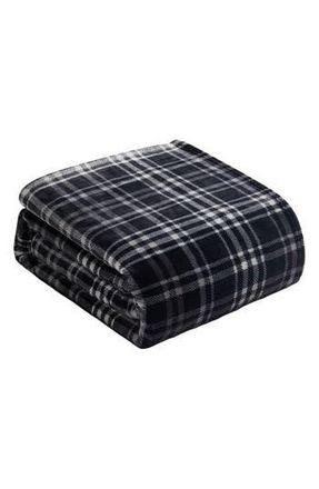 Lucky Brand Camper Plaid Throw Blanket - 50 x 70 in Black at Nordstrom Rack