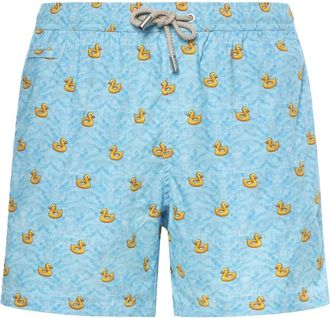 MC2 Saint Barth Lighting Micro Stretch Ultralight Swim - male - MC2 Saint Barth - Beachwear - Blue - 2XL - Swimwear