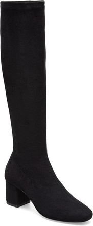 Aerosoles Centola Boots Womens Black Round Toe Block Heel Knee High LION570
