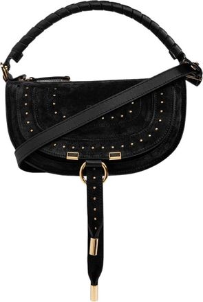 Chlo&eacute; Black Marcia Small Shoulder Bag