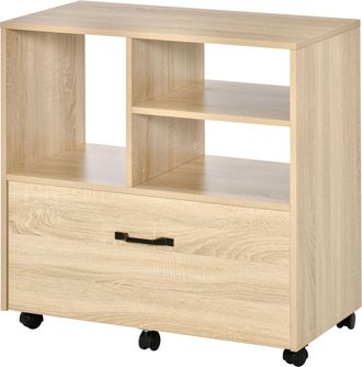 Vinsetto Vinsetto - Mobile Porta Stampante Multiuso Per Ufficio In Legno 77x40x73cm Legno