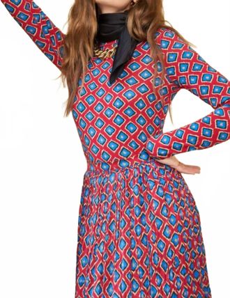 Hunter Bell Connor Long Sleeve Top In Red