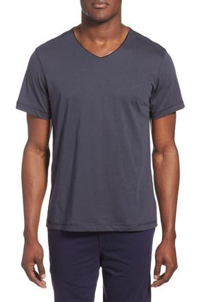 Daniel Buchler Peruvian Pima Cotton V-Neck T-Shirt in Ink at Nordstrom, Size Xx-Large
