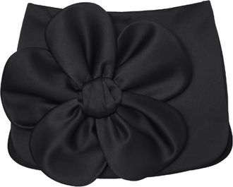Marc Jacobs Satin Daisy Circle Skirt - Dames - Korte rokken - Zwart - XS - Polyester - Rokken