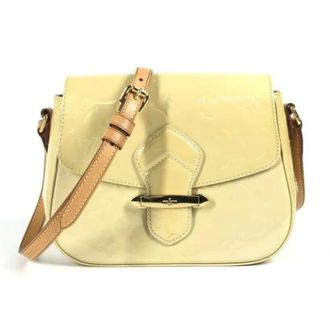 Louis Vuitton Pre-owned Vintage Canvas Cross Body Tas - Dames - Pre-owned - Geel - Maat: ONE Size