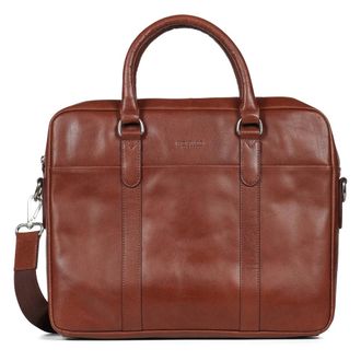 Howard London Tassen, Heren, Bruin, ONE Size, Leer, Laptop Bag Kieran