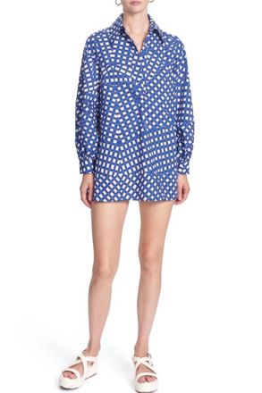 Corey Lynn Calter Shadi Tunic In Sea Blue