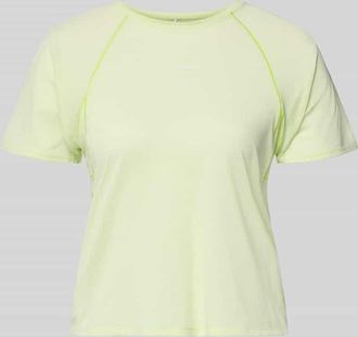 Salomon Cropped T-Shirt mit Rundhalsausschnitt Modell SHAKEOUT in Neon Gruen, Gr&ouml;&szlig;e XL