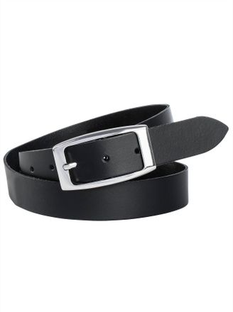 Sheego Lederg&uuml;rtel SHEEGO, Damen, Gr. 1/35, schwarz, G&uuml;rtel Lederg&uuml;rtel