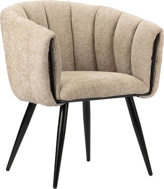 Global Interiors Design Stuhl Breeze mit Armlehnen - Latte