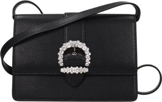Jimmy Choo London Bolso Cruzado de Piel Adornado - Bags - Mujer - Negro - ONE SIZE