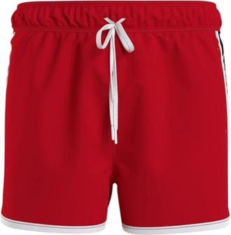 Calvin Klein Swimwear Km 0Km 005555 Xnd - Heren - Strandmode - Rood - XL - Polyester - Badmode