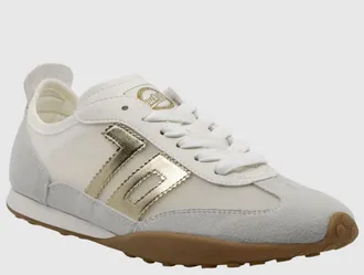 Back70 Womens Paris N26 Sneaker In White/gold