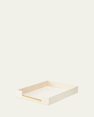 Aerin Faux Shagreen Paper Tray