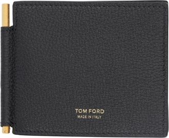 Tom Ford Textured Calf Leather Bi-Fold Wallet