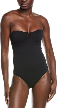 Tommy Bahama Island Cays V-Front Bandeau One-Piece